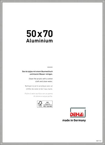 DEHA Design Fotolijst Boston - 50x70 cm - Mat zilver