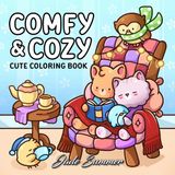 Comfy Cozy Kleurboek - Jade Summer Kleurboek - Gezellige Kleurplaten - Kleurboek Volwassenen en Kinderen