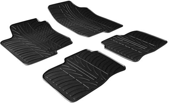 Gledring Rubbermatten Hyundai i30 / Kia Cee'd 2007- 2011 (T profiel 4-delig)