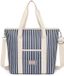 Sac à dos isotherme, 29 litres, bleu marine à rayures
