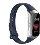 By Qubix Qubix - Smartwatch bandje - Siliconen bandje - Donkerblauw - Geschikt voor Samsung Galaxy Fit