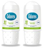 Odorex 2 x Deodorant Roller Natural Fresh - 50 ml - Voordeelverpakking - 2 stuks
