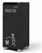 GOLDINOX Poubelle "THANK YOU" en bois noir, 100 litres, PREMIUM