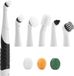 Sans marque Brosse de nettoyage portable - Électrique (snoer) Spin Scrubber avec têtes de brosse de remplacement et tampons éponge - Salle de bain Cuisine Sol Mur carrelé