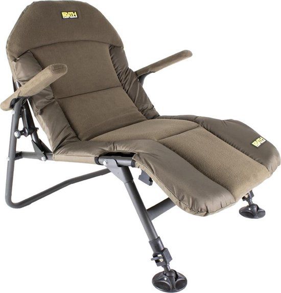 Faith Lounge Chair Small - Green - Folding Fishing Chair with Armrests