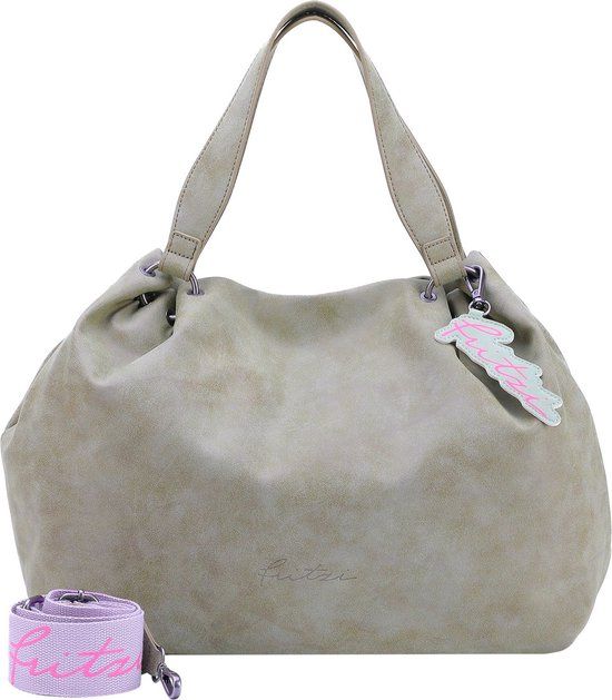 Fritzi aus Preußen Joshi01 Vintage Shopper Tas - Lichtgroen - 40 cm