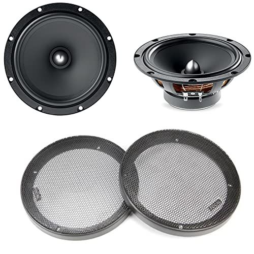 GK SOUND 1 2-weg kit compatibel met FOCAL AUDITOR ASE-165 ASE165 6.5" 16.5 cm 60 watt rms 120 watt max met 2 woofers 2 tweeters 2 crossover 91,5 db + gratis roosters, per paar