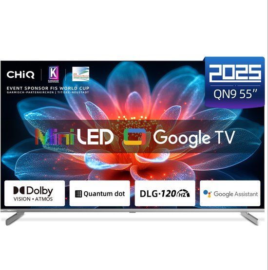 CHiQ M55QN9G / QLED screen / 55 inch / 2025