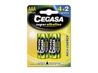 Cegasa 325887 AAA Alkaline Wegwerpbatterij 1,5 V 6 stuk(s)