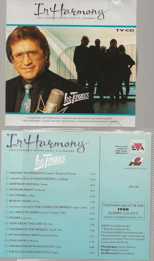 LEE TOWERS - IN HARMONY (CD, Limited Edition)