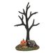 Department 56 Village Collectie Accessoires Halloween de hondsdolle pompoen bandiet boom beeldje, 7,8 inch, meerkleurig