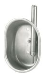 Automatische drinkbak van roestvrij staal voor vacht, 15 x 21 x 9 cm