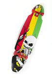 Schedel longboard breed multicolor doodskop