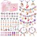 Sieraden maken - Knutselset filles - Armbanden en kettingen - 74 onderdelen - Pour enfants de 5 à 13 ans