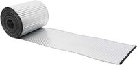 vidaXL Gazonrand 10 m x 25 cm gegalvaniseerd staal zilver