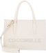 Coccinelle Leren handtas schoudertas Myrtha26 Handbag Grained Leather Pearl crème
