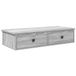 vidaXL Wandschap met lades 80x31x17 cm bewerkt hout grijs sonoma eiken