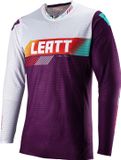 Leatt Moto 5.5 UltraWeld V23 Indigo Wit Paars Motocross Jersey - Maat S