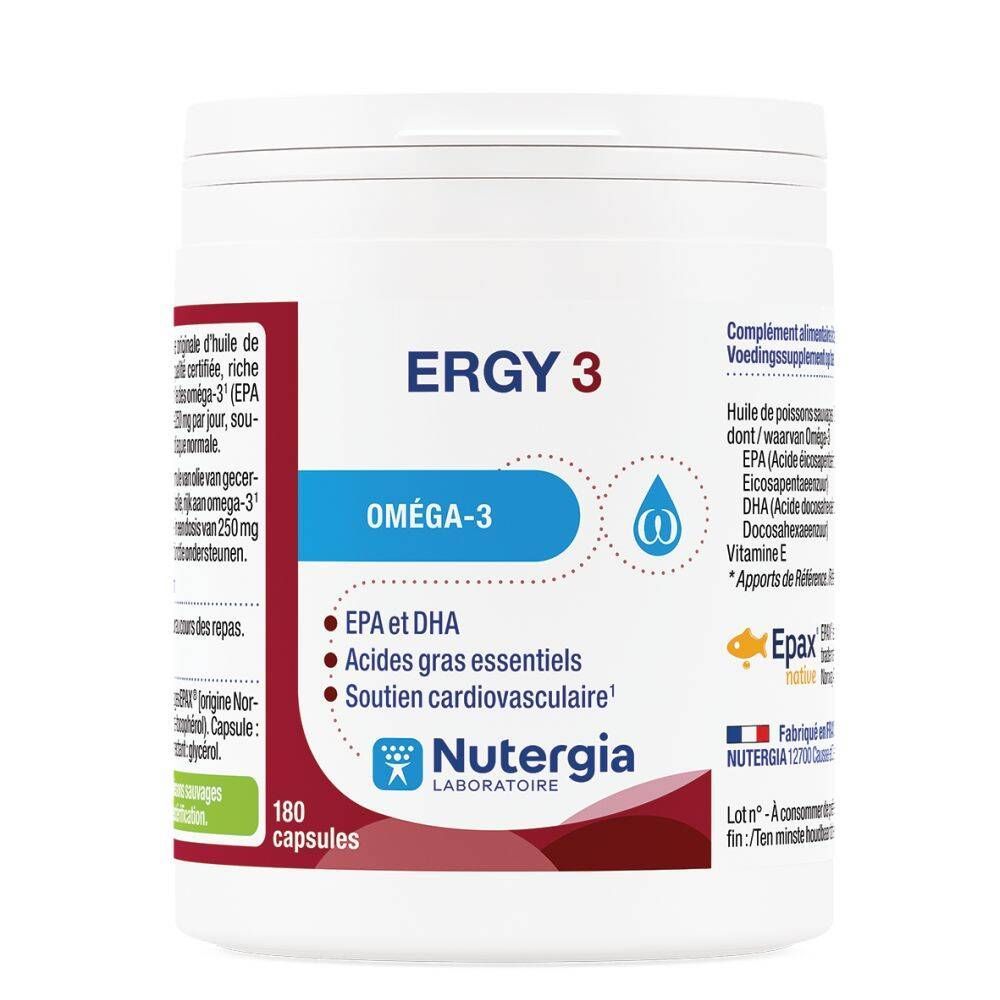 Nutergia Ergy 3 - 180 capsules