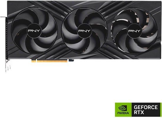 PNY VCG408016TFXPB1 videokaart NVIDIA GeForce RTX 4080 16 GB GDDR6X