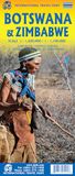 BOTSWANA ITM Botswana / Zimbabwe Waterproof Travel Reference Map 1:1500000