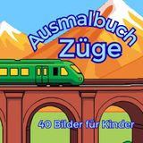 Ausmalbuch Züge