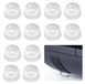 Merkloos Rubberen buffer - 22 mm - Transparant - 20 stuks