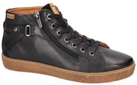 Pikolinos Lanzarote W7B-8868C1 Hoge sneakers Dames Zwart Leer/Suède Maat 40