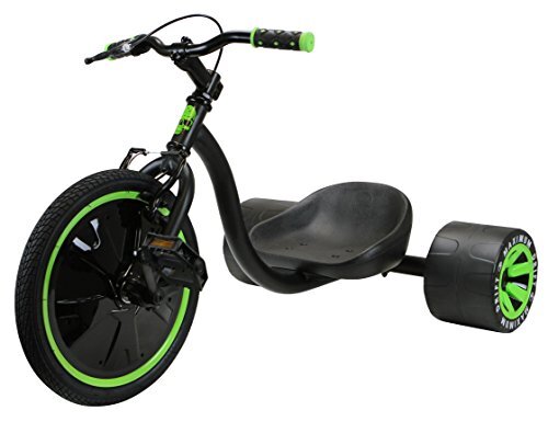MADD Kinderen Drift Trike 16 inch, groen/zwart, één maat
