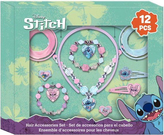 Kids euroswan Lilo & Stitch Accessoires Set - 12-Delig