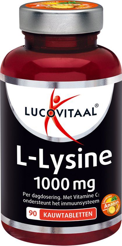 Lucovitaal L-Lysine 1000 mg - 90 kauwtabletten