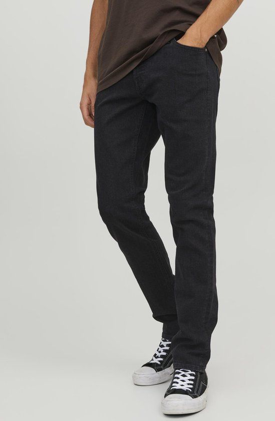 JACK & JONES JJIGLENN JJORIGINAL SQ 356 Heren Jeans - Black Denim - Maat W29 X L34