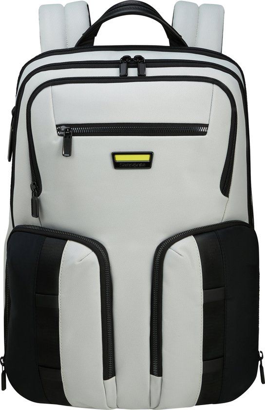 Samsonite Urban-Eye rugzak Casual rugzak Zwart, Grijs, Limoen Nylon, Polyethyleentereftalaat (PET)