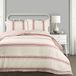 Lush Decor 3-delige omkeerbare beddengoed set, rood, koning