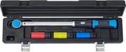 SW-Stahl 03879L werkplaatsmomentsleutel 1/2 inch 40-200 Nm met wielmoerinzetstukken 17-19-21 mm, 4 stuks