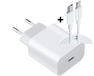 Ohmtronixx Apple iPhone 20W Charger Power Adapter + 1m USB-C to Lightning Cable Set