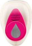 Vaessen Creative Figuurpons Small Druppel Ø1,5cm wit