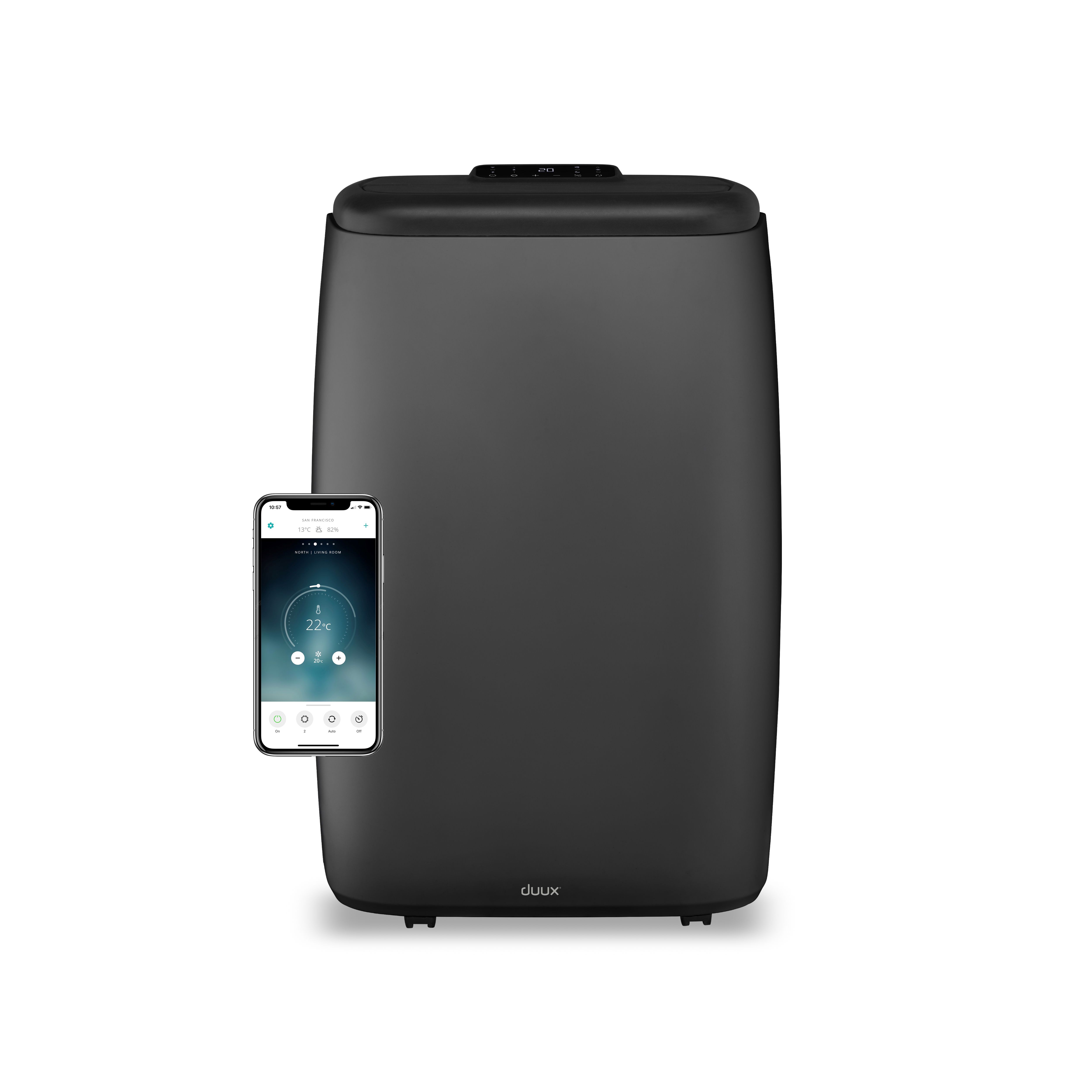Duux North Smart Mobiele Airco - 18K BTU - Grijs
