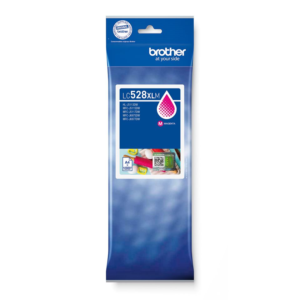 Brother LC528XLM Inktcartridge Magenta Ultrahoog Rendement Origineel
