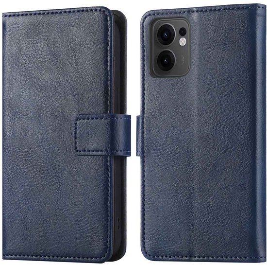 imoshion Luxe Bookcase - Geschikt voor Oppo Reno 13 F (5G) - Donkerblauw