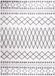 vidaXL - Vloerkleed - wasbaar - 120x180 cm - zwart en wit