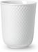 Lyngby Porcelaen Lyngby Porcelain Rhombe mok 33cl wit