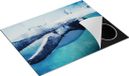 Chefcare Inductie Beschermer Pinguïn Zwemt in het Water - 77x59 cm - Inductie Mat
