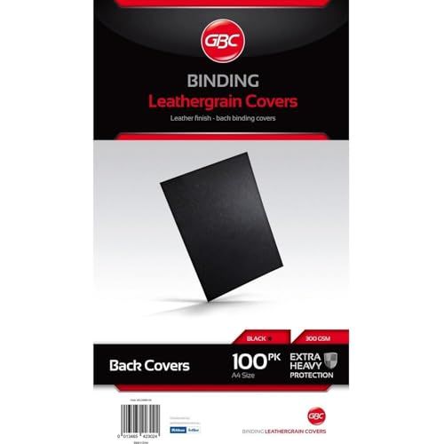 GBC Antilope Bindomslagen Lederlook Effen A4 Zwart - Pack van 100
