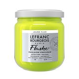 Lefranc Bourgeois Flashe Acrylverf, pot 400 ml, neongeel