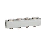 Riegler 518.04-18 Voedingsstrip voor wegklep, met 4 ventielposities, G 1/8