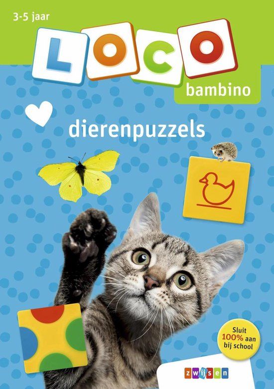 Loco Bambino Dierenpuzzels - Educatief spel - 3+
