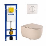 QeramiQ Dely Swirl Toiletset