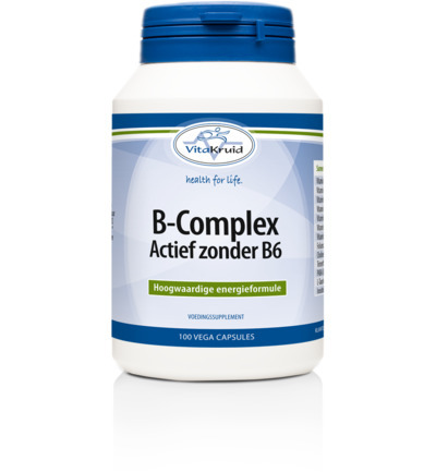 Vitakruid B-Complex actief zonder B6 (100VC)