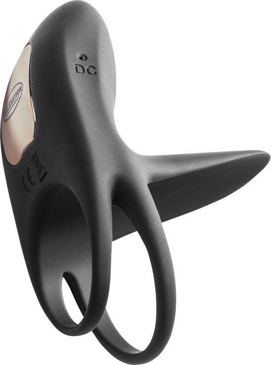 Malesation Vibro Pleasure Cockring Zwart